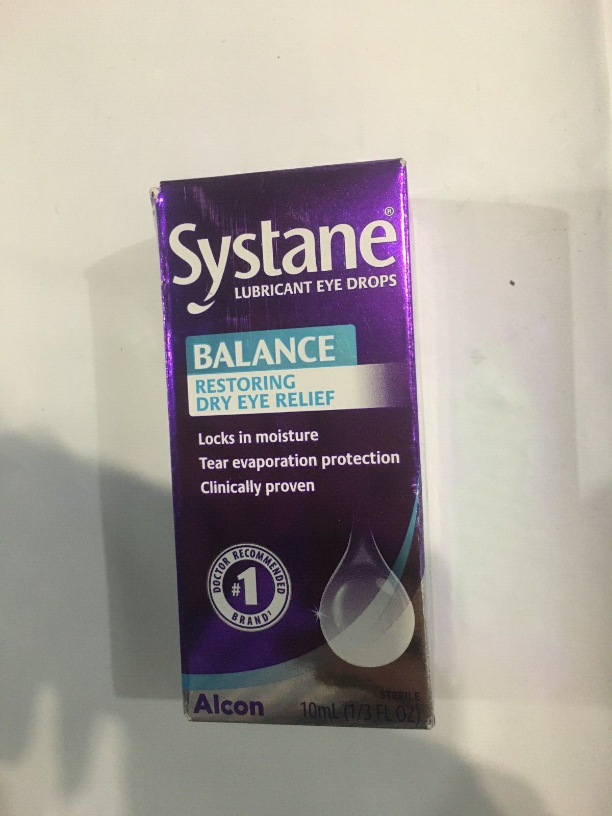 Systane Balance Lubricant Eye Drops, Restorative Formula, 0.