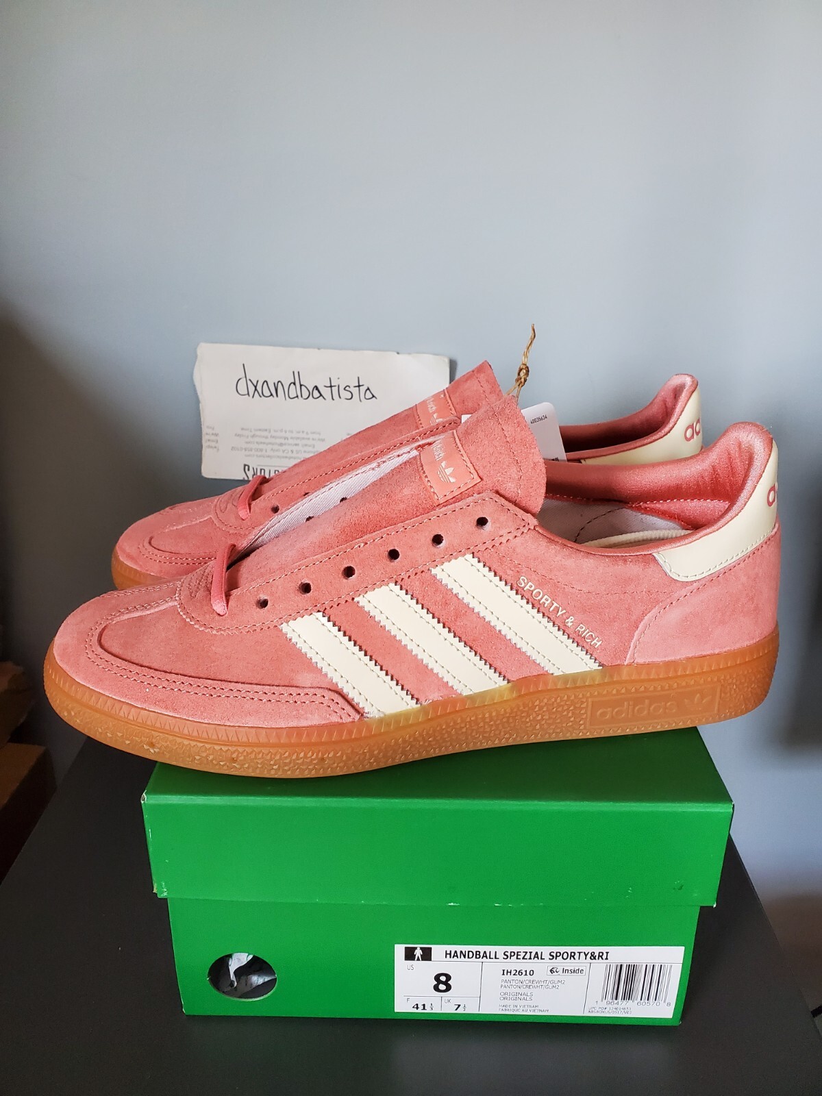 adidas x SPORTY&RICH ☆ Handball Spezial 'Pink' adidas Handball Spezial Sporty & Rich Pink | Men's Size 6.5