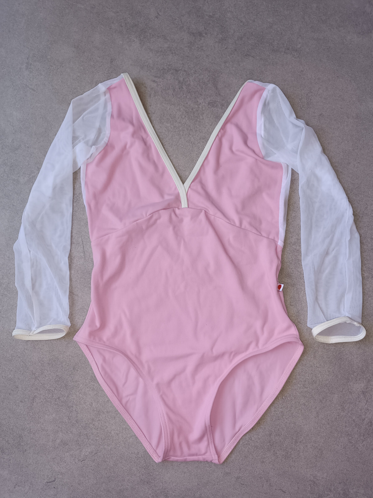 NEW Yumiko leotard Alicia C-Candy N-Antique trim white mesh NEW Yumiko leotard Alicia C-Candy N-Antique trim white mesh