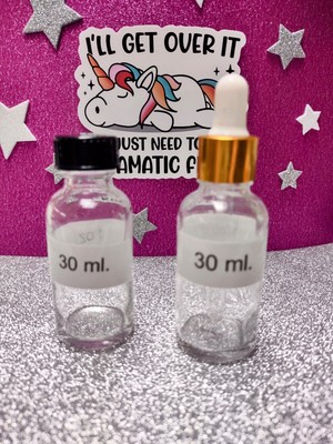 Stocking Stuffers For Her, 1 oz Boston Round or Dropper Bottle