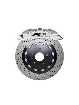 JPM RS Anodize Silver Forged Brake 6pots Caliper 14'' 2PCS Drill Disc for BMW F30