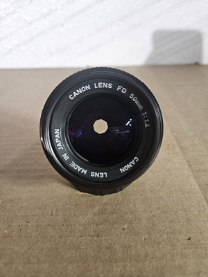 Canon Lens FD 50mm 1:1.4 Vintage Focus Lens / Made in Japan