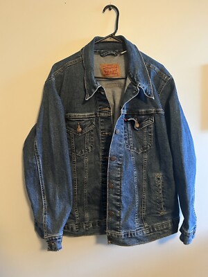 Levi s Medium Wash Denim Button Jacket Women 3XL XXXL  NWOT