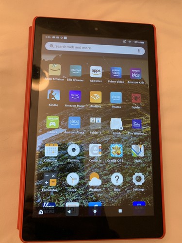 Amazon Kindle Fire HD 8 (8th Gen.) - Red - 16GB - WiFi - Tablet - WORKS GREAT | eBay Amazon Kindle Fire HD 8 (8th Gen.) - Red - 16GB - WiFi - Tablet - WORKS GREAT | eBay