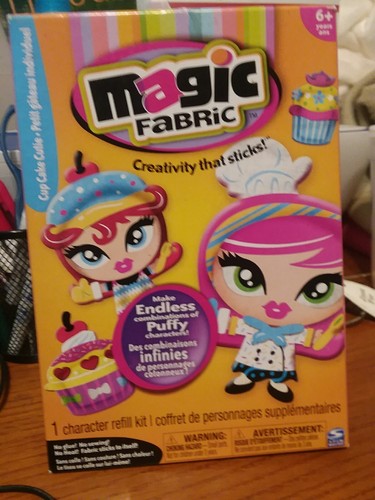 Magi Fabric Craft Kit Lot of 5 character refills NEW mermaids rocker gals Puppy