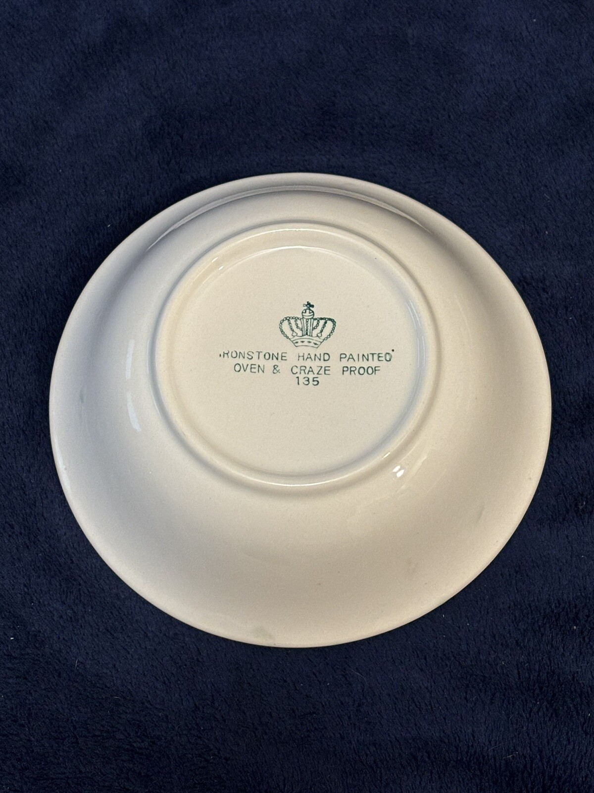 4 pc Set Nesting Serving Bowls Vintage Ironstone China Hand Painted Fruit