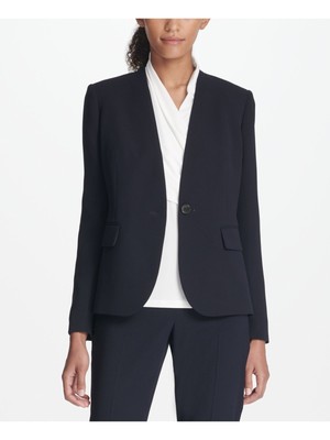

Женский темно-синий пиджак для работы DKNY, Navy, W3221EYA
