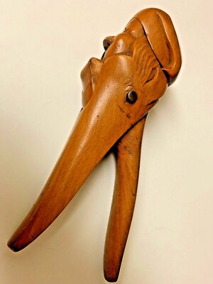 Carved Wood Nutcracker Of Old   Man