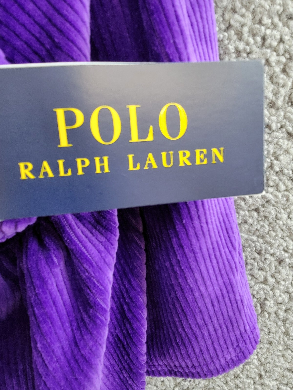 Polo Ralph Lauren Tiered Corduroy Skirt Big Girls L 12-14 Opulent Purple Pull On - Picture 14 of 15