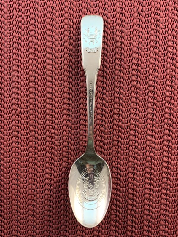 CONNECTICUT Souvenir Spoon Bicentennial State International Silverplate