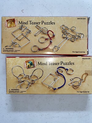 vintage mind teaser puzzle lot