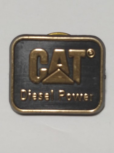 CAT Diesel Power Hat Pin Plastic Rare Vintage