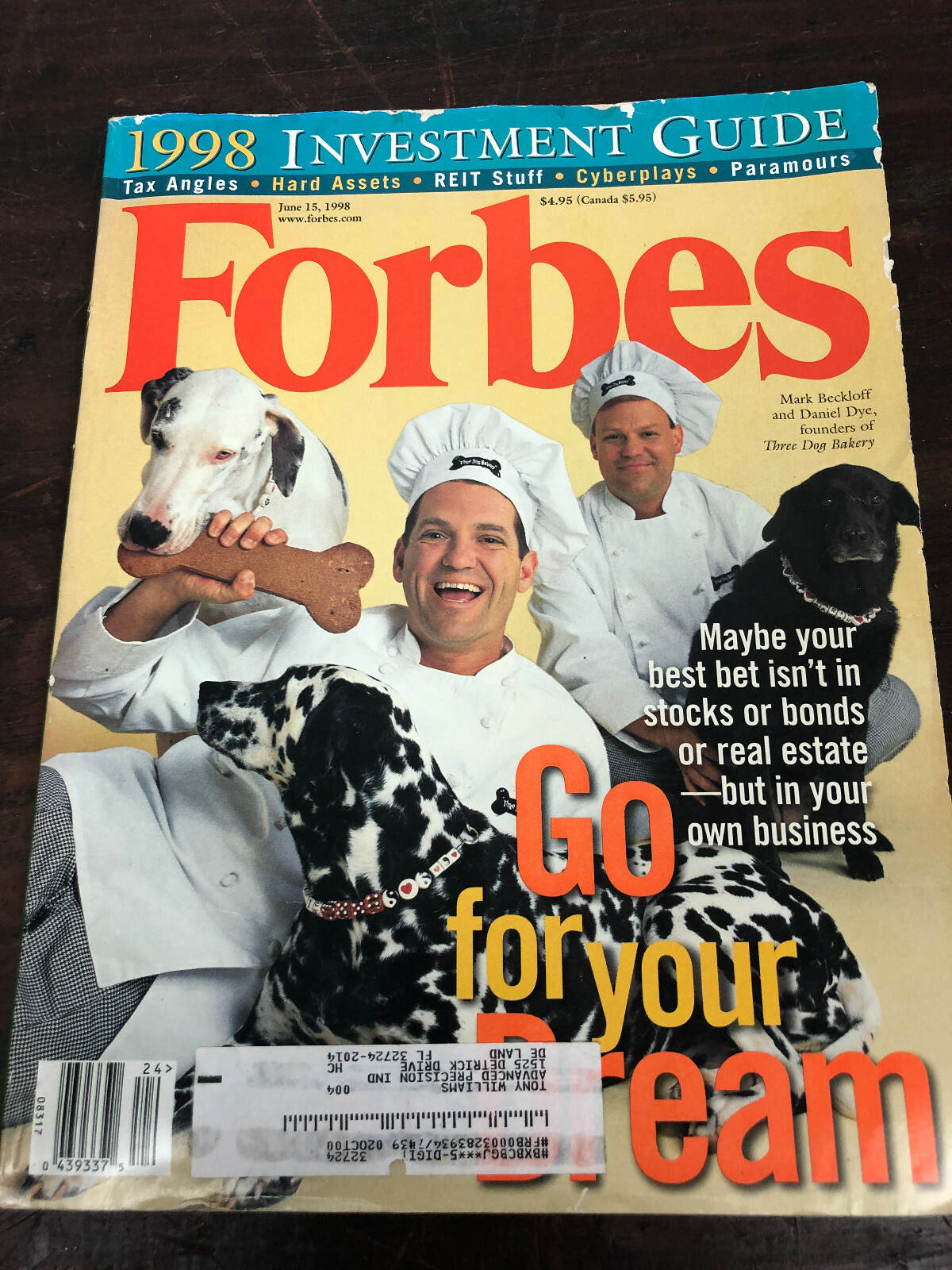 Vintage Forbes June 1998 Magazine - Go For Your Dream - Mark
