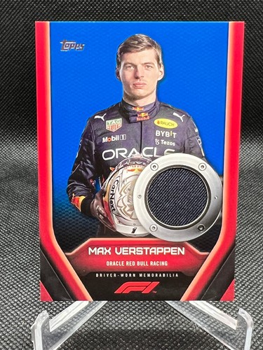 TOPPS FINEST F1 マックス・フェルスタッペン レッドブル レリック MAX VERSTAPPEN 2022 Topps Formula 1 Hobby Relic Blue