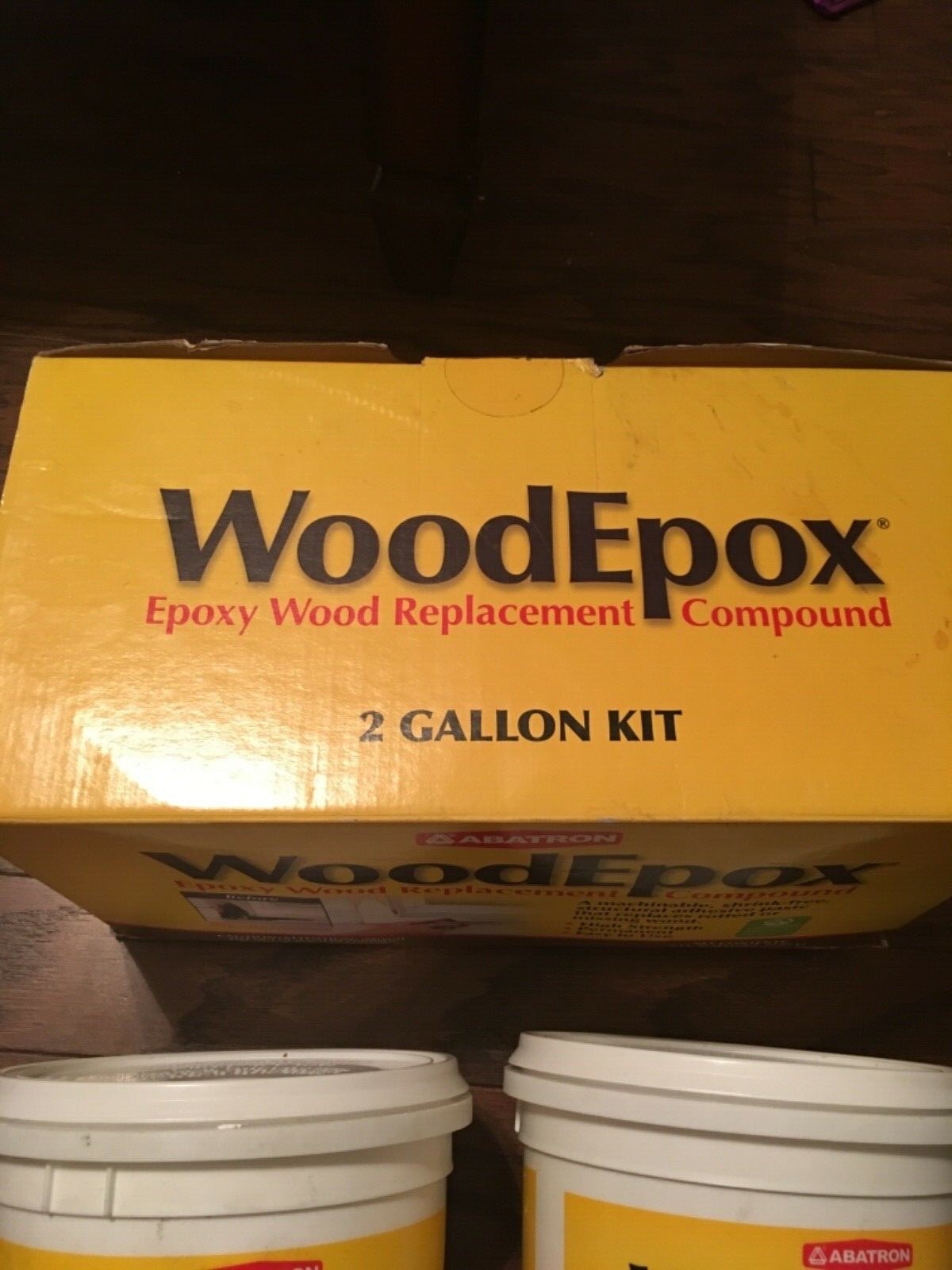 New, abatron WE2gkr epoxy wood replacement compound woodepox kit 2 gallon