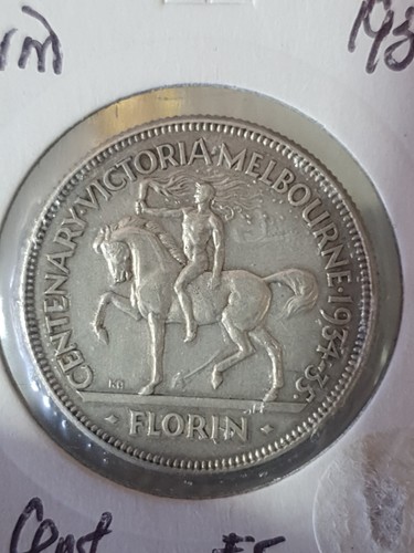 1934/35 -EF - Melbourne Centenary Florin.. AUSTRALIA Very