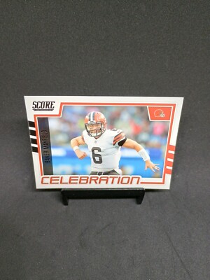 2022 Panini Score Celebration Baker Mayfield #C-BM Cleveland Browns