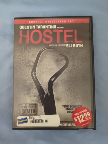 Hostel (DVD, 2006, Unrated Edition) Blockbuster DVD And Case