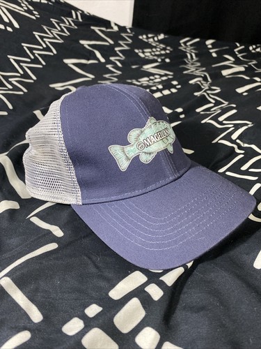 Cap Sketched Tuna Pool Navy Color Snap Back Trucker