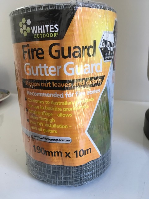Whites 190mm x 10m Fire Guard Gutter Mesh New Unopened ...