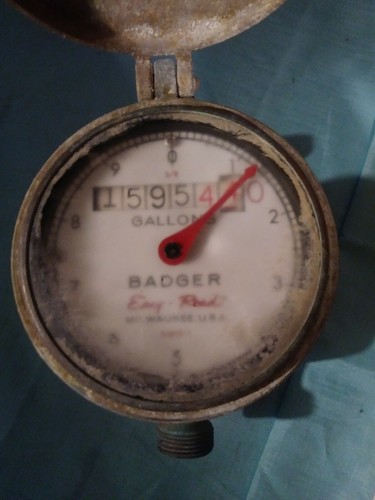 Vintage Brass Badger Meter Steampunk
