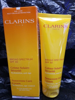 CLARINS PARIS BROAD SPECTRUM SPF 30 SUNSCREEN CARE CREAM 4.4...