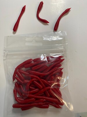 2'' soft plastic trout worm