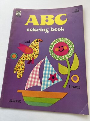 Merrigold Press ABC Coloring Book 1970 Vintage