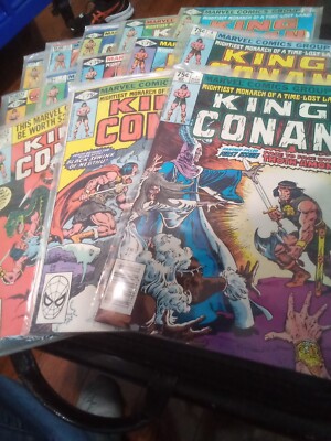 King Conan Marvel Comic Lot 13 Books First Issue