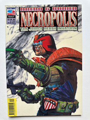 Dredd & Buried Necropolis #9 Fleetway 1992 FN+