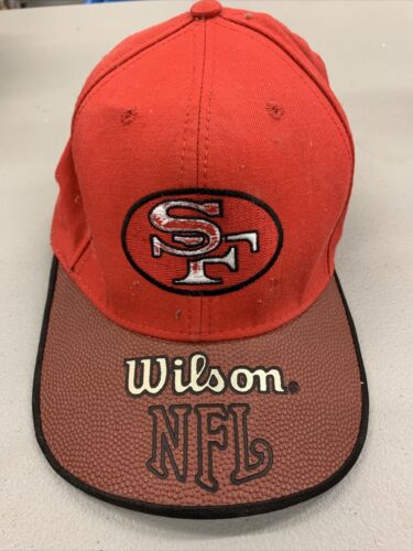 Vintage San Francisco 49ers Wilson NFL hat football pigskin Vintage San Francisco 49ers Wilson NFL hat football pigskin