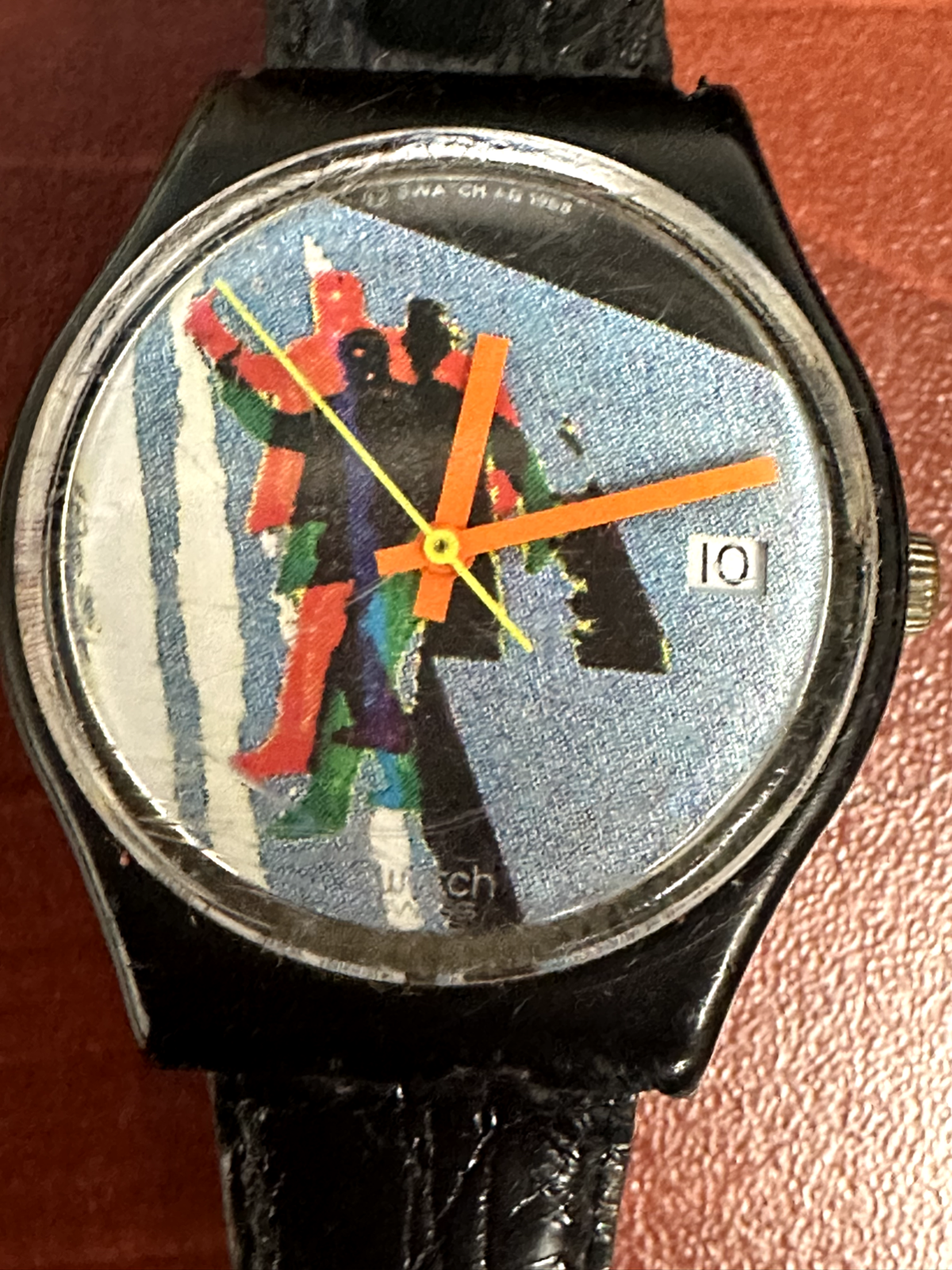 Swatch Art 1988 ヴァレリア・アダミ swatch VALERIO ADAMI GZ111 1988 - Auction Swatch History