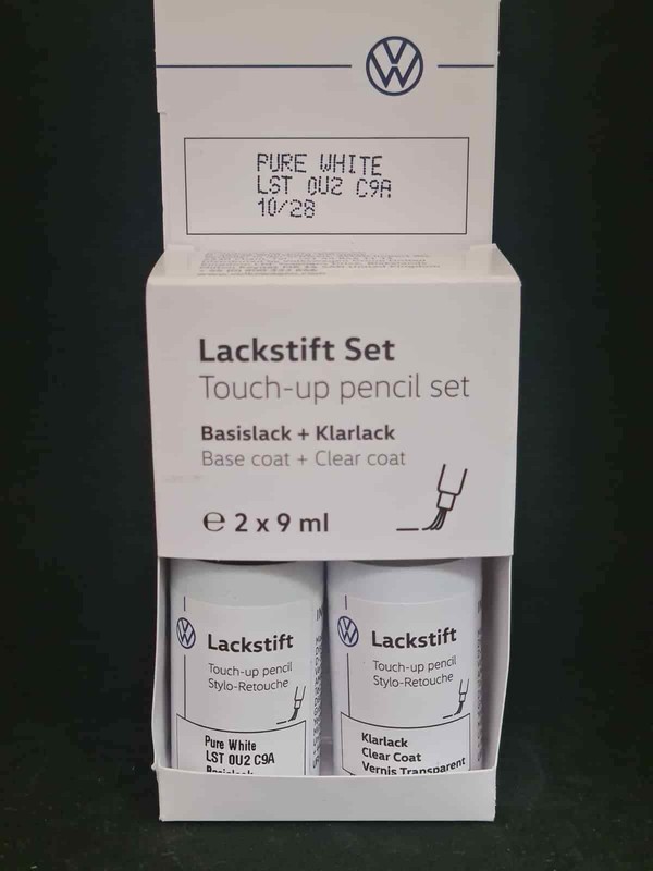 Original Volkswagen Audi Lackstift-Set Pure-White Lst0u2c9a