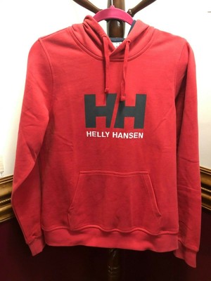 * Helly Hansen Women's Jacket Coat Hoodie HH Logo Red 33978-176 Size Small S