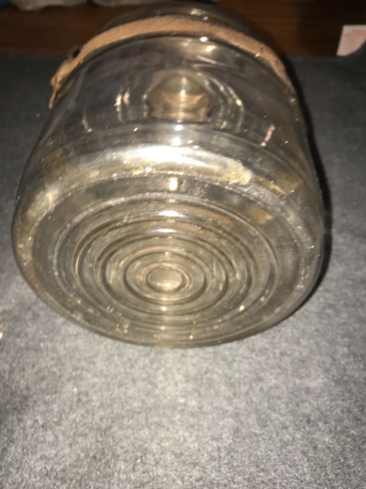 VTG KEROSENE GLASS TANK JUG   for heaters stoves very good cond