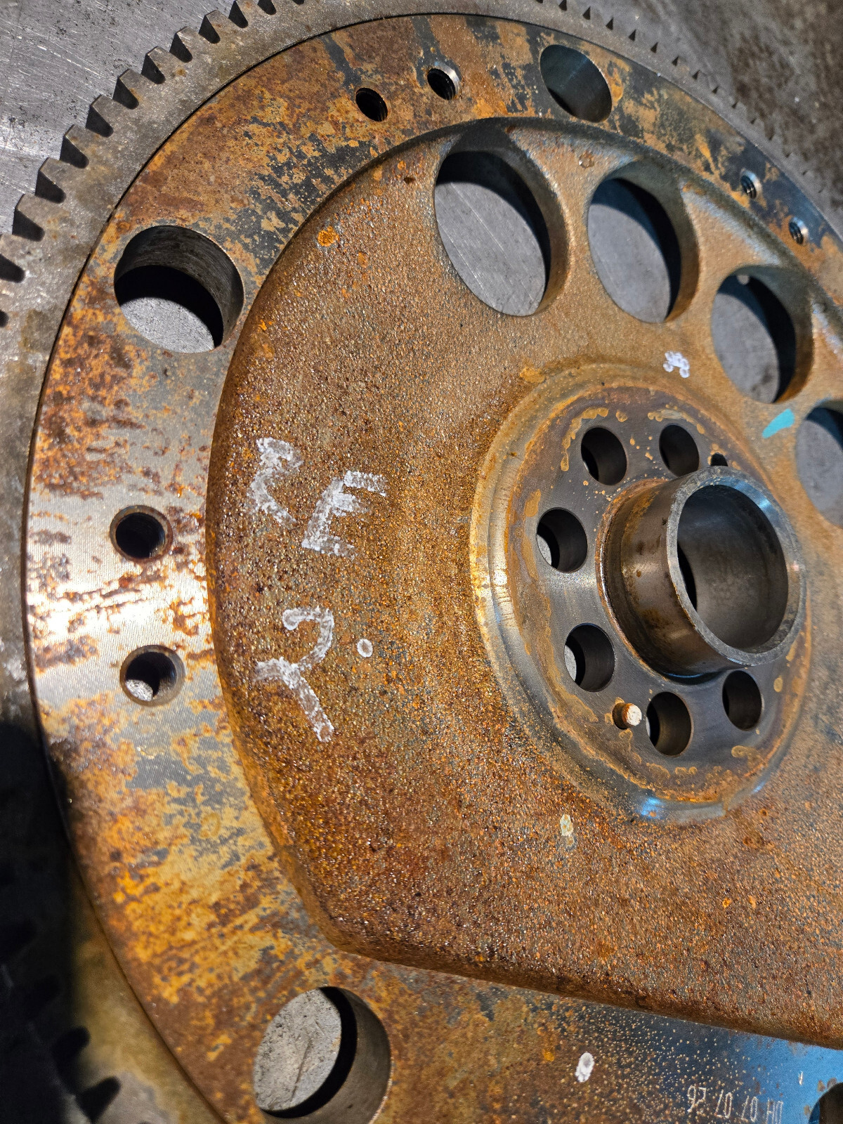 06-10 Duramax LBZ LMM FLYWHEEL Allison Flexplate Flywheel Ring Gear 97372295 - Picture 2 of 10