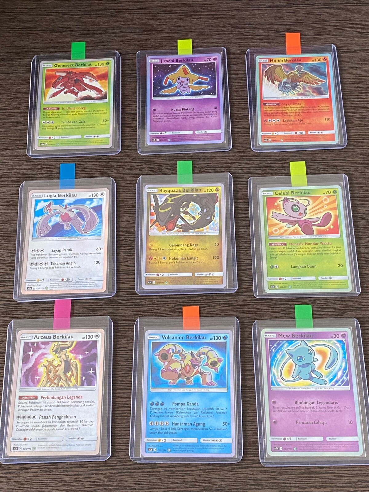 Pokemon Shining Legends Full Set (9 Cards) RARE Pokemon Card Pokemon Shining Legends Full Set (9 Cards) RARE Pokemon Card