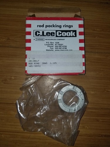 C. LEE COOK ROD PACKING RING 3RWS 1.125 PART # 201 306LF , 405-7099X