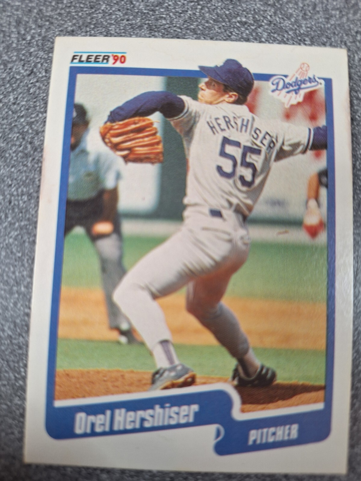 1990 Fleer - #399 Orel Hershiser z614