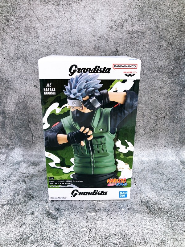 Naruto Shippuden Kakashi Hatake Fugure Grandista BANPRESTO
