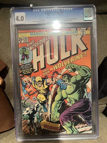 アメコミリーフ The Incredible Hulk #181 CGC 9.8 Incredible Hulk 181 + Giant-size X-men 1 Cgc 9.8 WP Perfect
