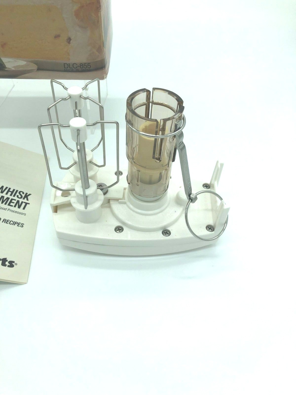 Cuisinart Whisk Attachment DLC-855 for DLC-8 Food Processors owners manual ready