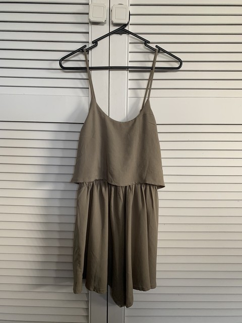 khaki playsuit australia