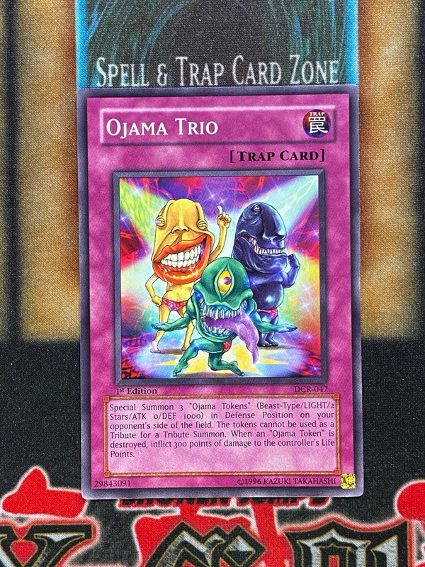 Yugioh Ojama Trio DCR-047 Common 1st Ed NM | eBay
