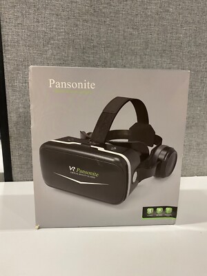 PANASONITE Virtual Reality VR Headset 3D Glasses w/Remote