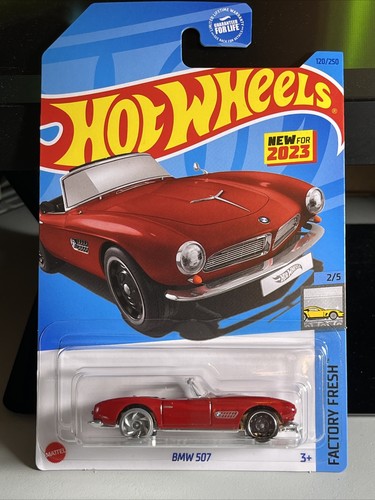 Hot Wheels BMW 507 Factory Fresh – Modellauto Cabrio, Weiß, Short Card, Mattel 2023, Für Sammler & Spielspaß