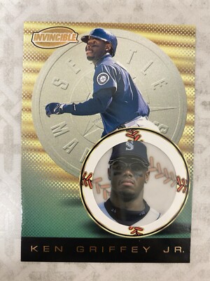 1999 Pacific Invincible KEN GRIFFEY JR #133! Seattle Mariners, HOF