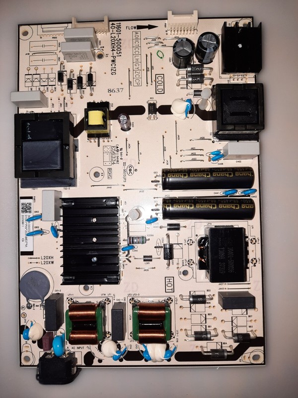 Carte Alimentation Tv Tcl 55c645 (40-L20xh4-Pwc1zg) Tested
