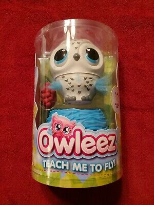 New Sealed Owleez Interactive Flying Pet Owl Toy Helicopter Drone WHITE