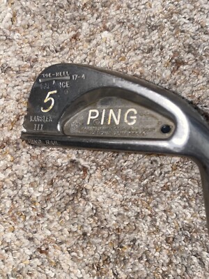 PING Karsten III Black Dot 5 Iron Right Hand Steel Shaft